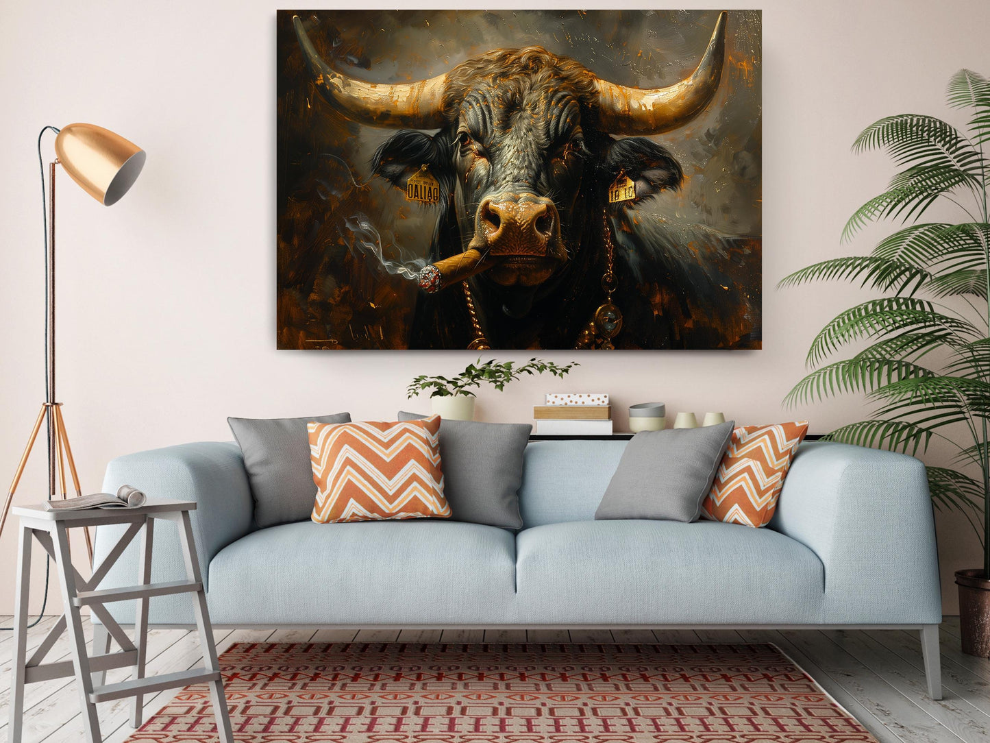 Cigar Canvas Print - Bold Modern Wall Art | Rolled or Ready to Hang Decor