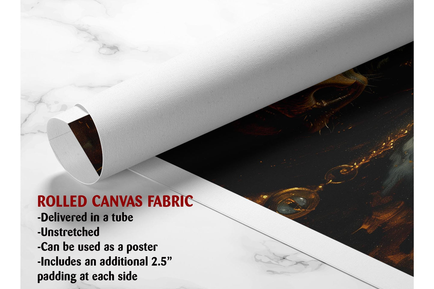 Cigar Canvas Print - Bold Modern Wall Art | Rolled or Ready to Hang Decor