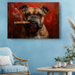 Bulldog Canvas Print – Bold Urban Dog Art | Ready to Hang or Rolled Canvas