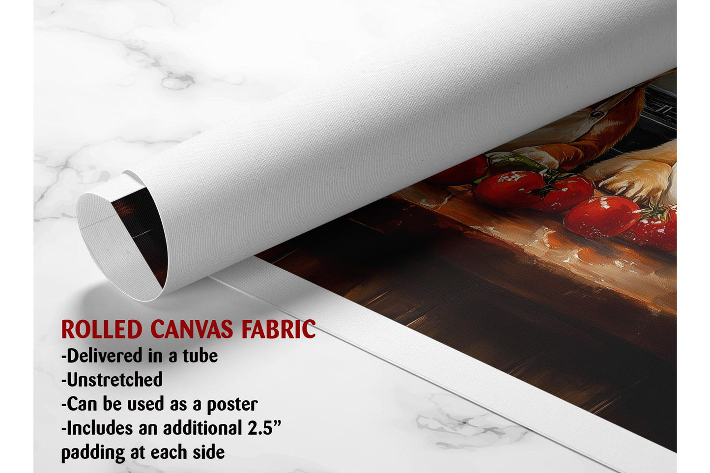 Chef Dogs Canvas Print – Fun Kitchen Wall Art | Ready to Hang or Rolled Canvas