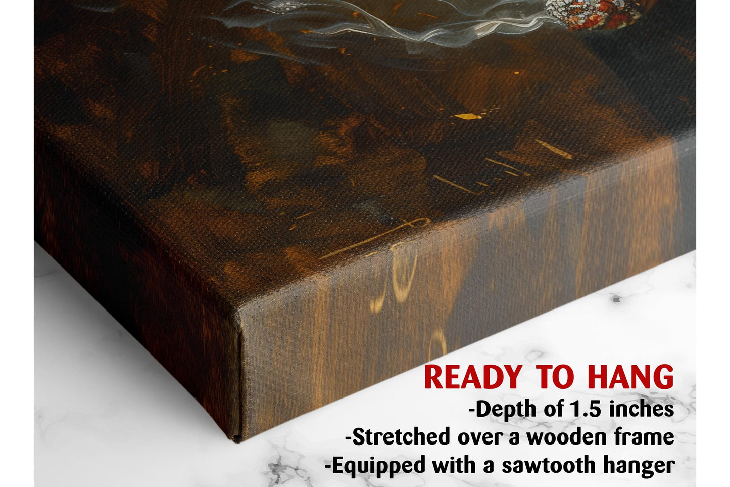 Cigar Canvas Print - Bold Modern Wall Art | Rolled or Ready to Hang Decor