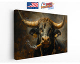 Cigar Canvas Print - Bold Modern Wall Art | Rolled or Ready to Hang Decor