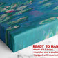 Monet Water Lilies Print – Modern Impressionist Wall Art on Canvas