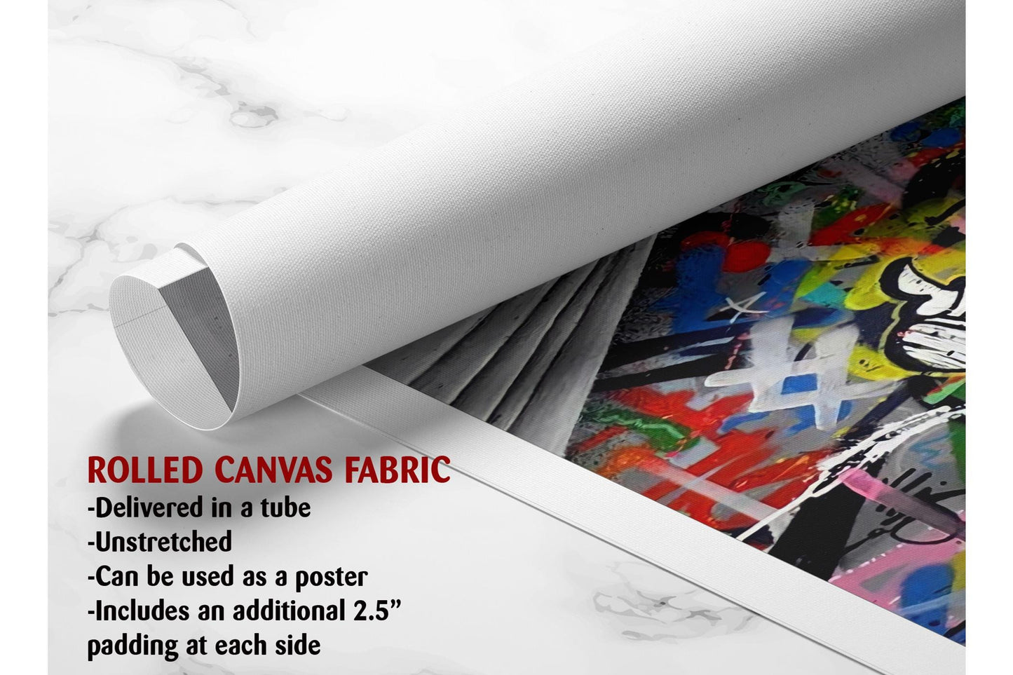 Banksy Canvas Print – Museum Quality Canvas Art Print | Urban Street Art Decor