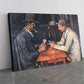 Cézanne Card Players Print – Museum Quality Canvas Wall Art, Ready to Hang
