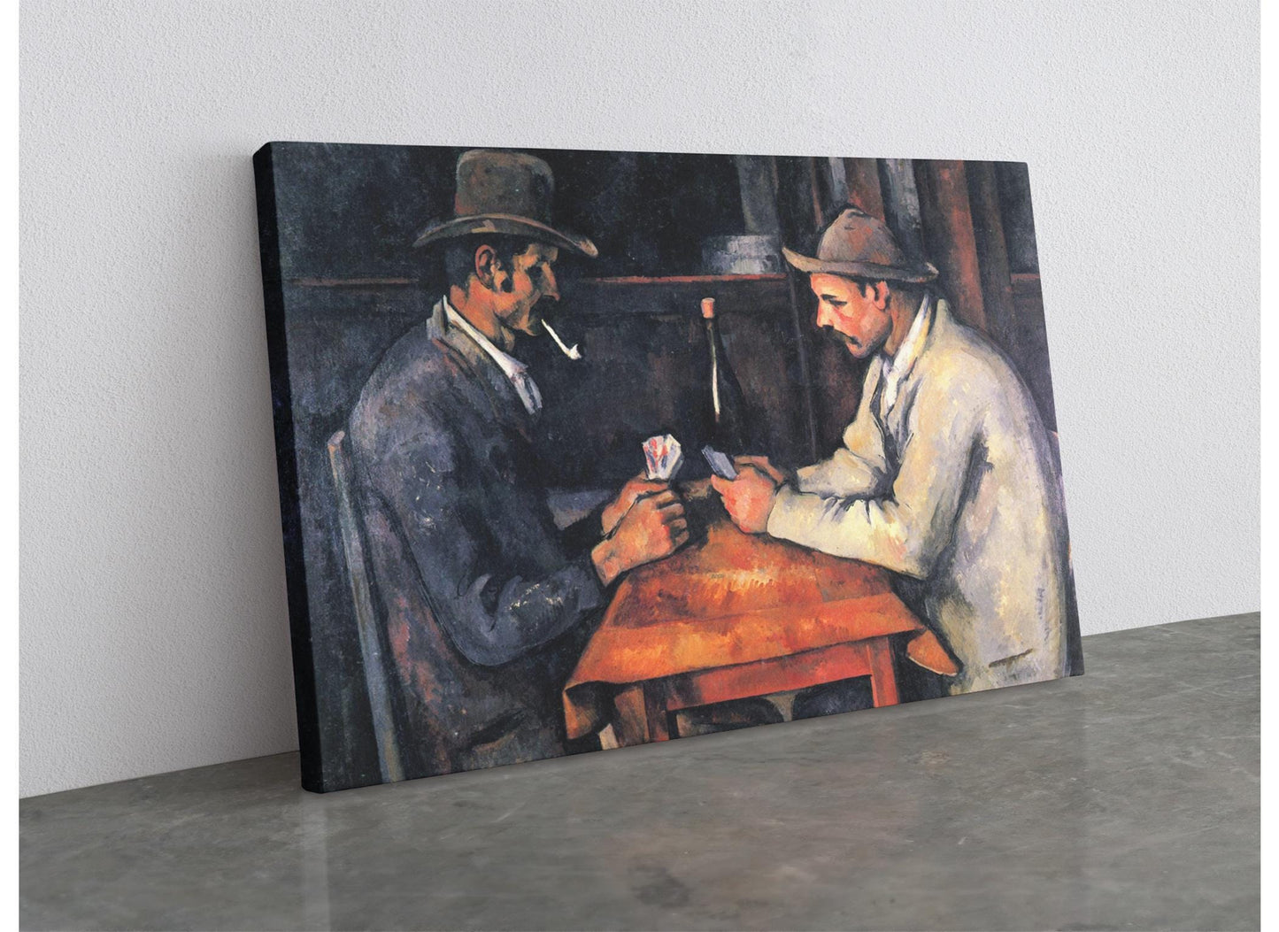 Cézanne Card Players Print – Museum Quality Canvas Wall Art, Ready to Hang