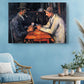 Cézanne Card Players Print – Museum Quality Canvas Wall Art, Ready to Hang