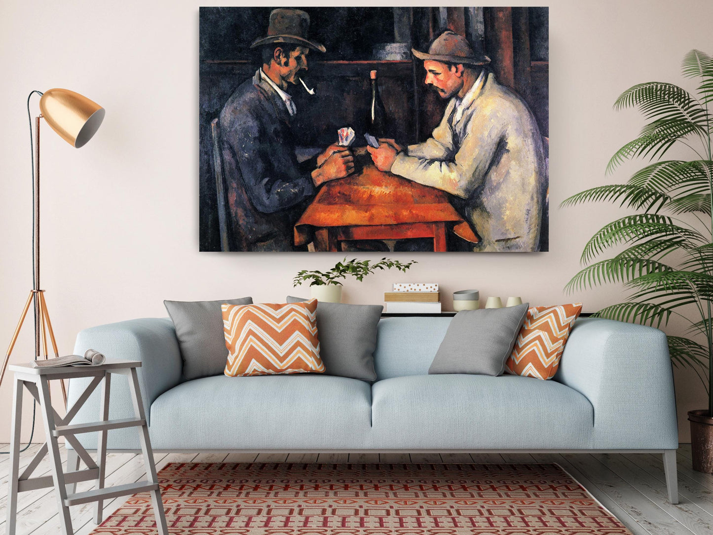 Cézanne Card Players Print – Museum Quality Canvas Wall Art, Ready to Hang