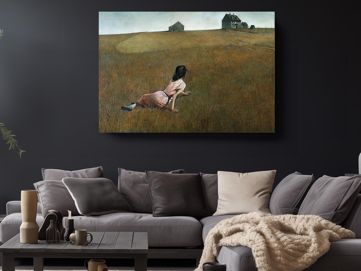 Christina's World Canvas Print - Andrew Wyeth Vintage Wall Art on Artist-Grade Canvas