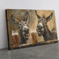 Funny Donkeys Canvas - Humorous Beer Drinking Donkeys Wall Art Print