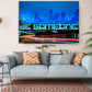 Houston Street Art Canvas | Texas Wall Decor - Museum Quality Landmark Print