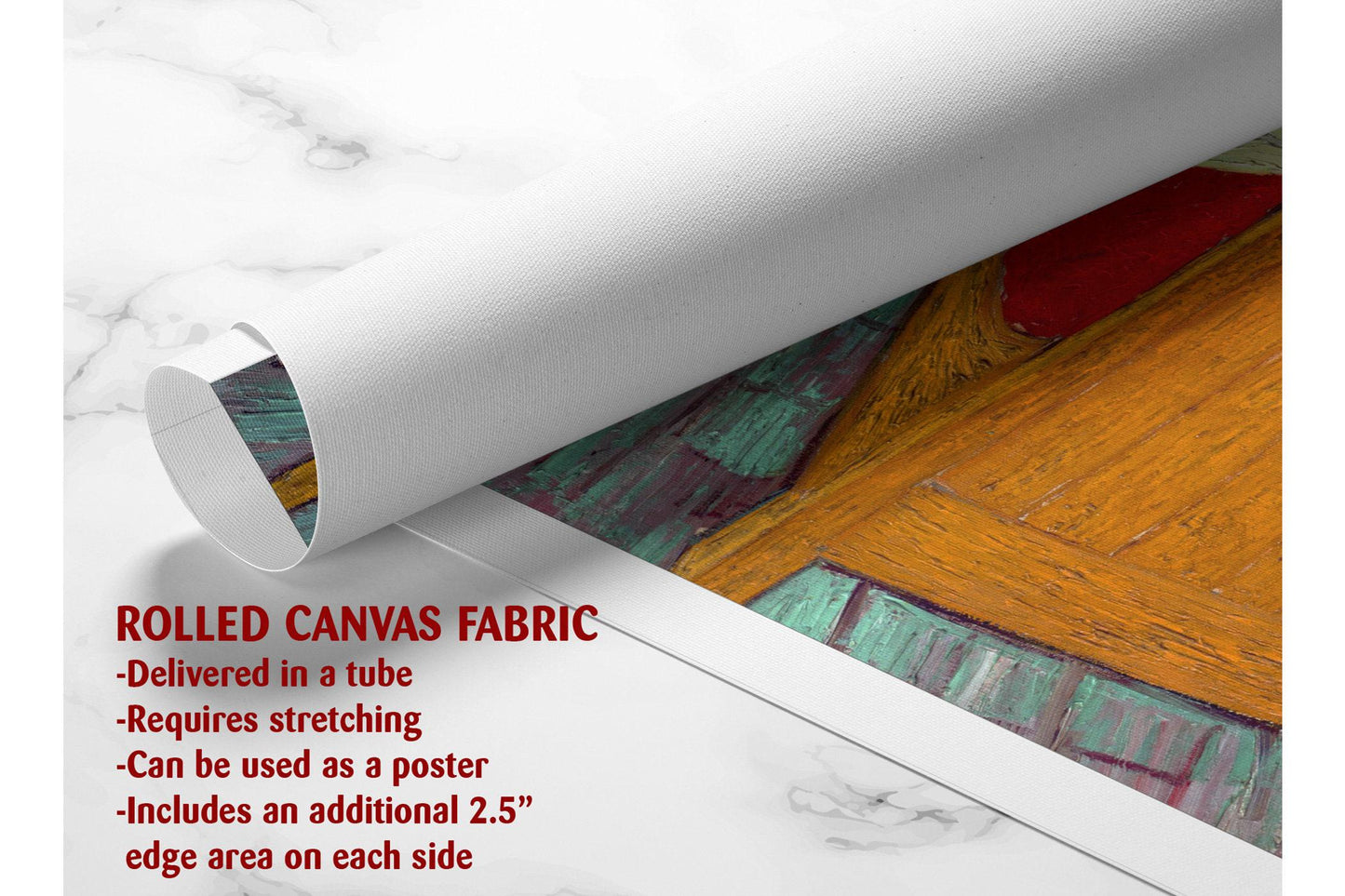 Van Gogh Canvas Print – Bedroom In Arles Vintage Art Reproduction | Museum Quality Canvas