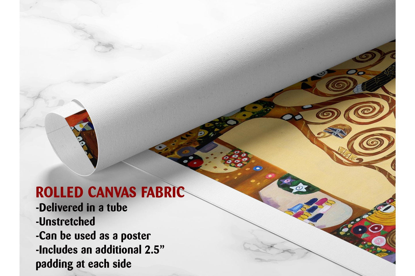 Tree of Life Canvas Print - Klimt Art Print | Museum Quality Wall Decor