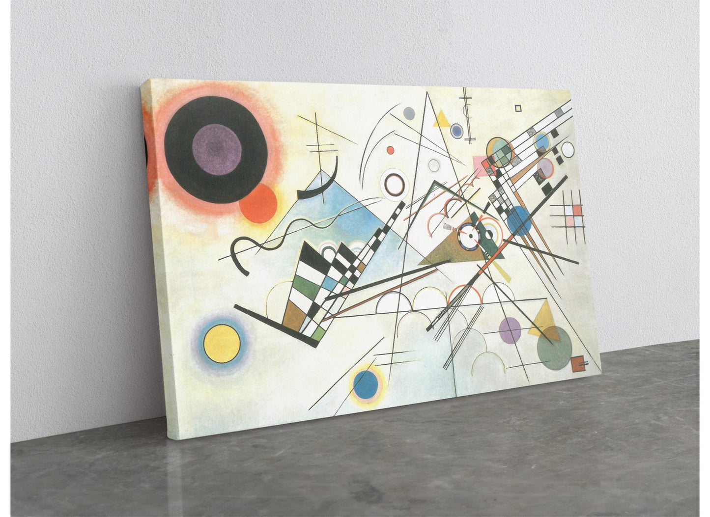 Kandinsky Canvas Print – Abstract Composition Art | Museum Quality Canvas, Ready to Hang