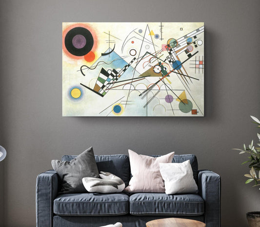 Kandinsky Canvas Print – Abstract Composition Art | Museum Quality Canvas, Ready to Hang
