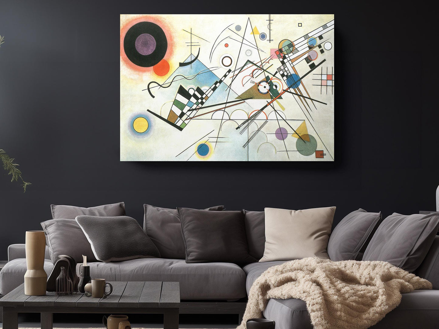 Kandinsky Canvas Print – Abstract Composition Art | Museum Quality Canvas, Ready to Hang