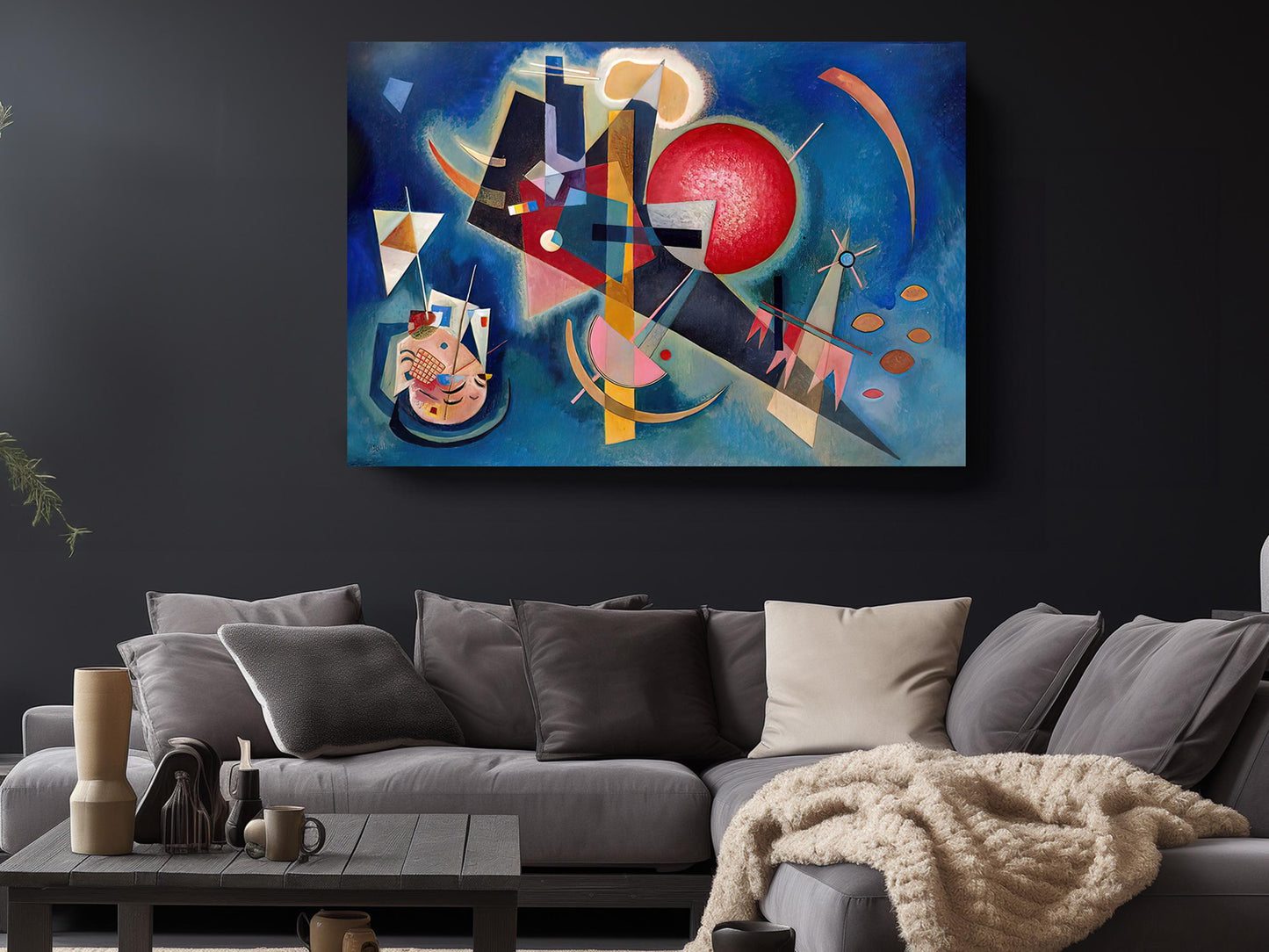 Abstract Geometric Canvas | Modern Colorful Wall Art - Ready to Hang Print