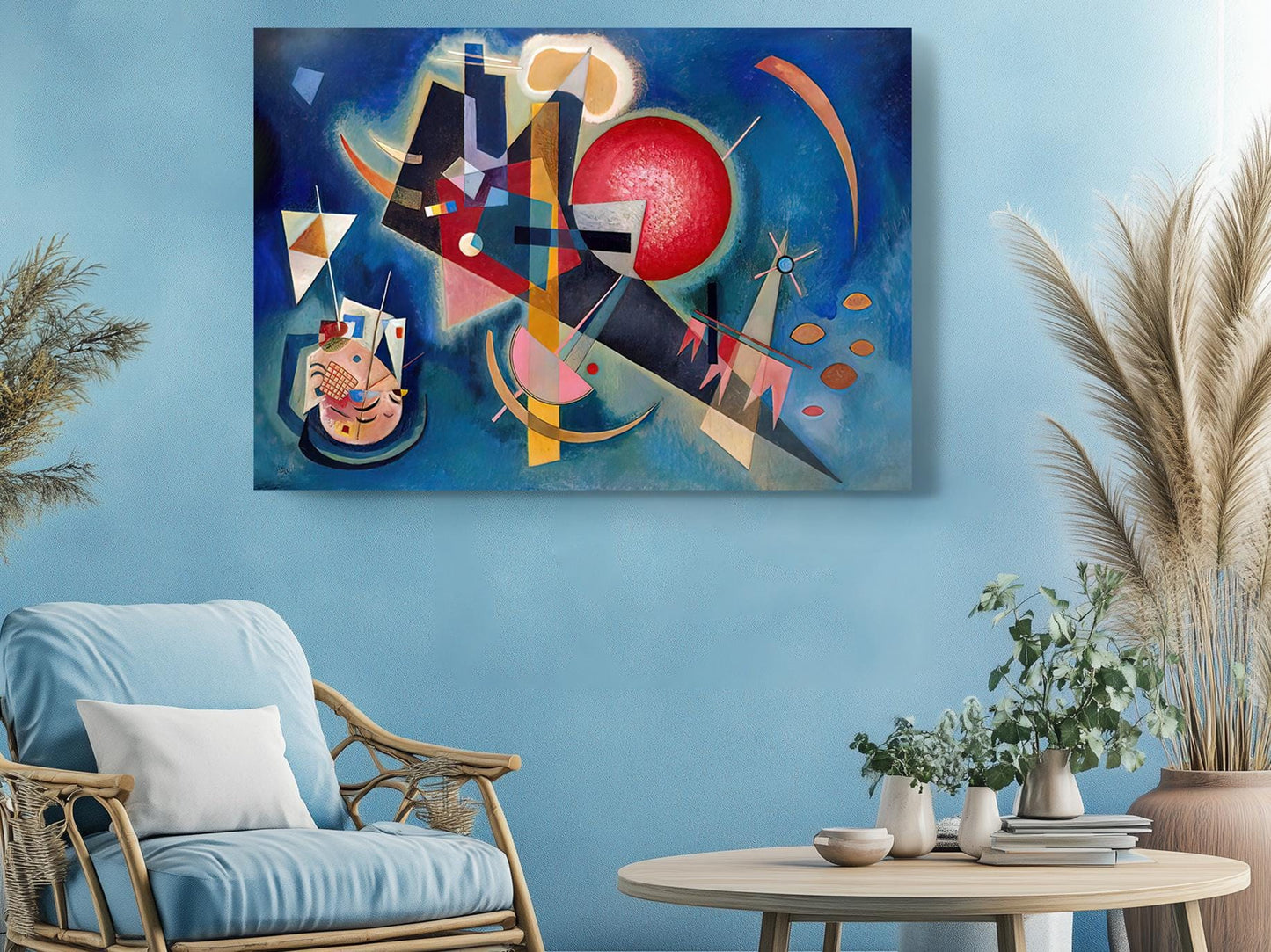 Abstract Geometric Canvas | Modern Colorful Wall Art - Ready to Hang Print