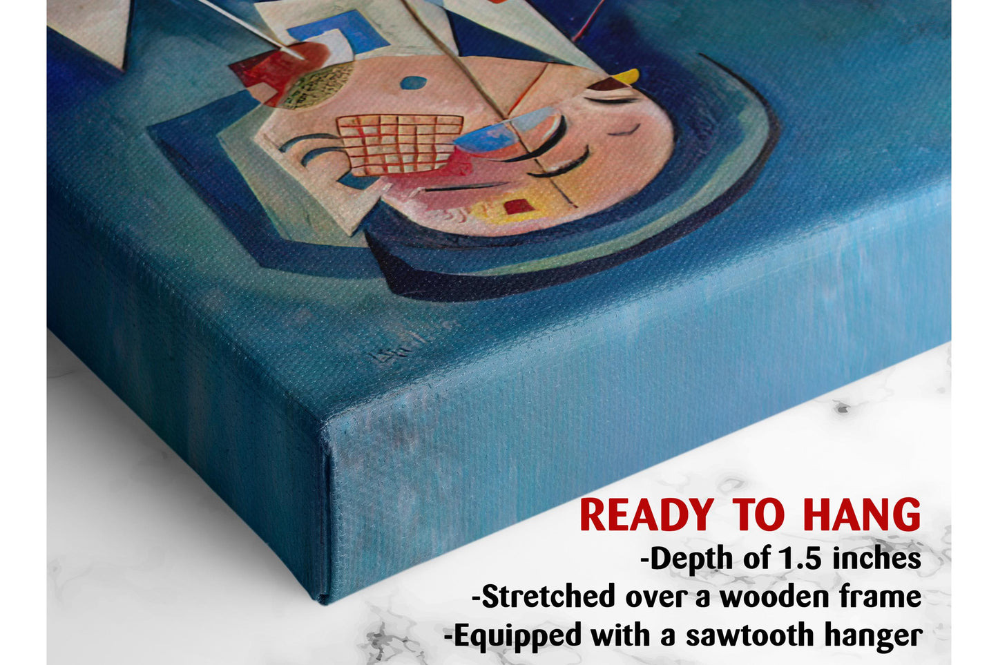 Abstract Geometric Canvas | Modern Colorful Wall Art - Ready to Hang Print