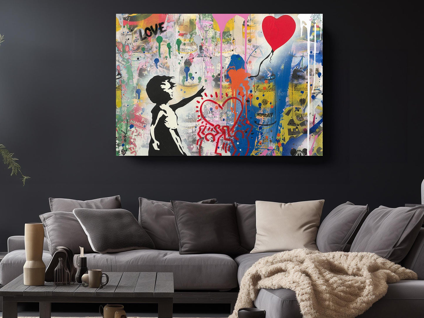 Banksy Canvas Print – Street Art Decor | Museum Quality Ready to Hang Wall Art