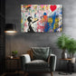 Banksy Canvas Print – Street Art Decor | Museum Quality Ready to Hang Wall Art