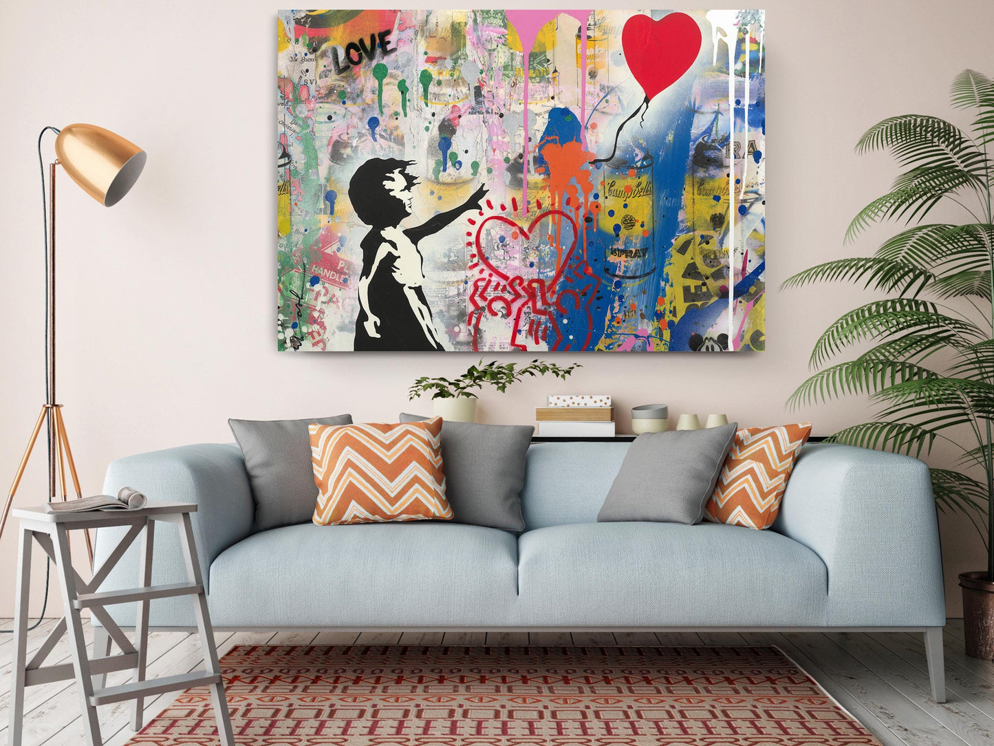 Banksy Canvas Print – Street Art Decor | Museum Quality Ready to Hang Wall Art