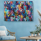 Spray Paint Canvas Print – Urban Graffiti Wall Art Heart Canvas Decor