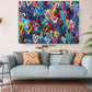 Spray Paint Canvas Print – Urban Graffiti Wall Art Heart Canvas Decor