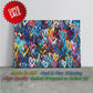 Spray Paint Canvas Print – Urban Graffiti Wall Art Heart Canvas Decor