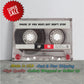 Motivational Canvas Print – Cassette Tape Decor | Inspirational Art Print Wall