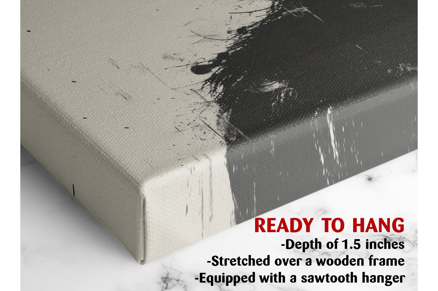 Banksy Monkey Canvas – Urban Art Reproduction | Ready to Hang Canvas Wall Art