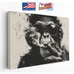 Banksy Monkey Canvas – Urban Art Reproduction | Ready to Hang Canvas Wall Art