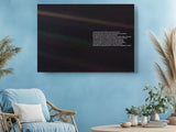 Space Galaxy Canvas Print - Motivational Wall Art | Pale Blue Dot, Museum Quality
