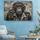 Smoking Monkey Wall Art – Funky Animal Canvas Portrait | Ready to Hang