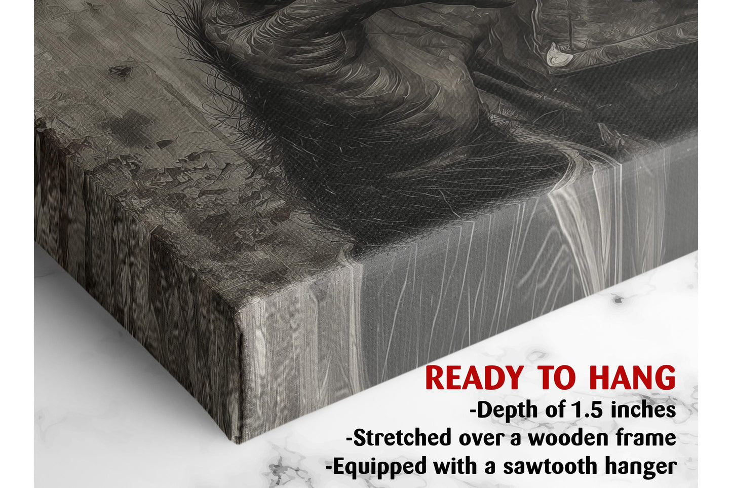 Smoking Monkey Wall Art – Funky Animal Canvas Portrait | Ready to Hang