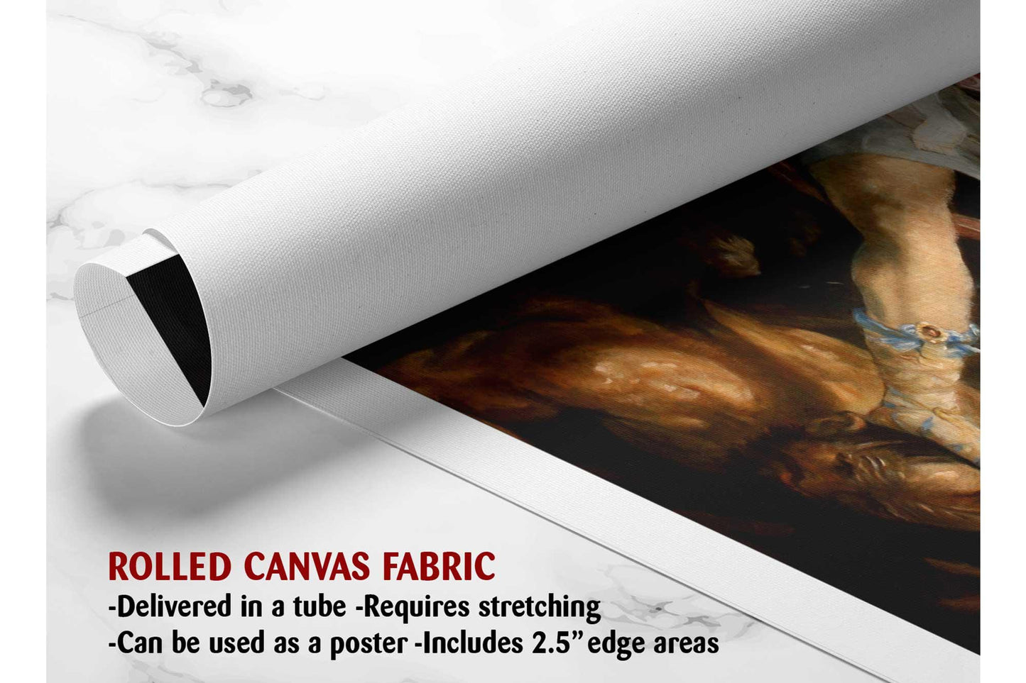 Archangel Michael Canvas Museum Quality Prints – Guido Reni Reproduction Wall Art