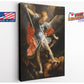 Archangel Michael Canvas Museum Quality Prints – Guido Reni Reproduction Wall Art