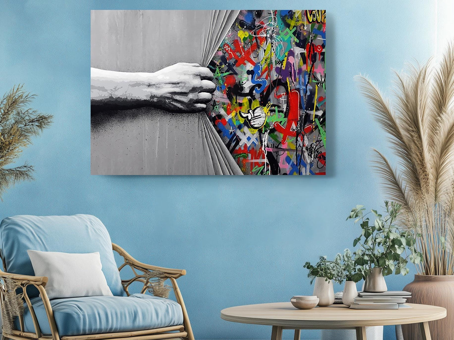 Banksy Canvas Print – Museum Quality Canvas Art Print | Urban Street Art Decor