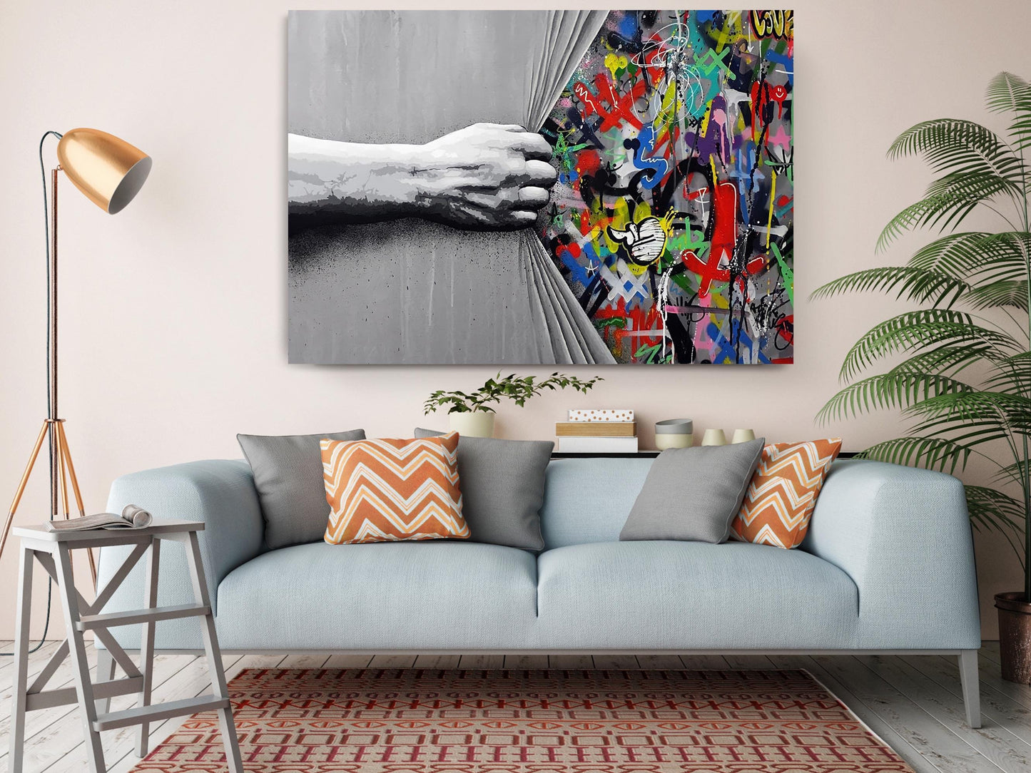 Banksy Canvas Print – Museum Quality Canvas Art Print | Urban Street Art Decor