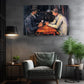 Cézanne Card Players Print – Museum Quality Canvas Wall Art, Ready to Hang