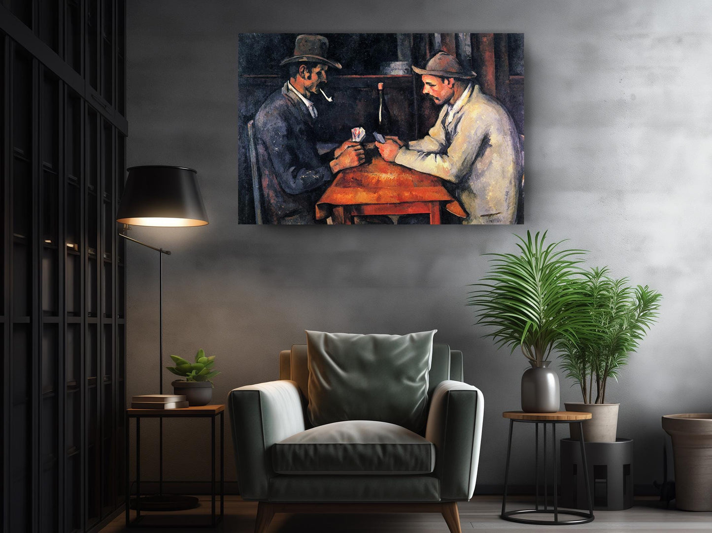 Cézanne Card Players Print – Museum Quality Canvas Wall Art, Ready to Hang