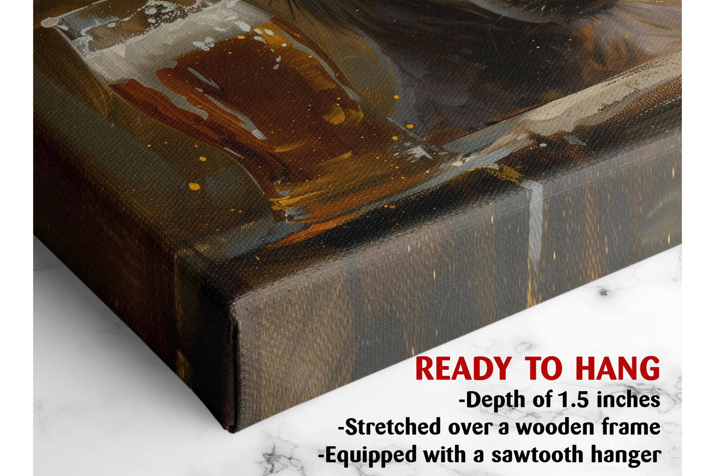 Funny Donkeys Canvas - Humorous Beer Drinking Donkeys Wall Art Print