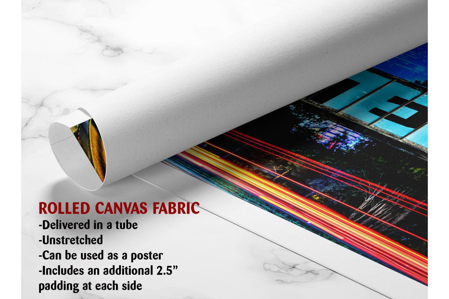 Houston Street Art Canvas | Texas Wall Decor - Museum Quality Landmark Print