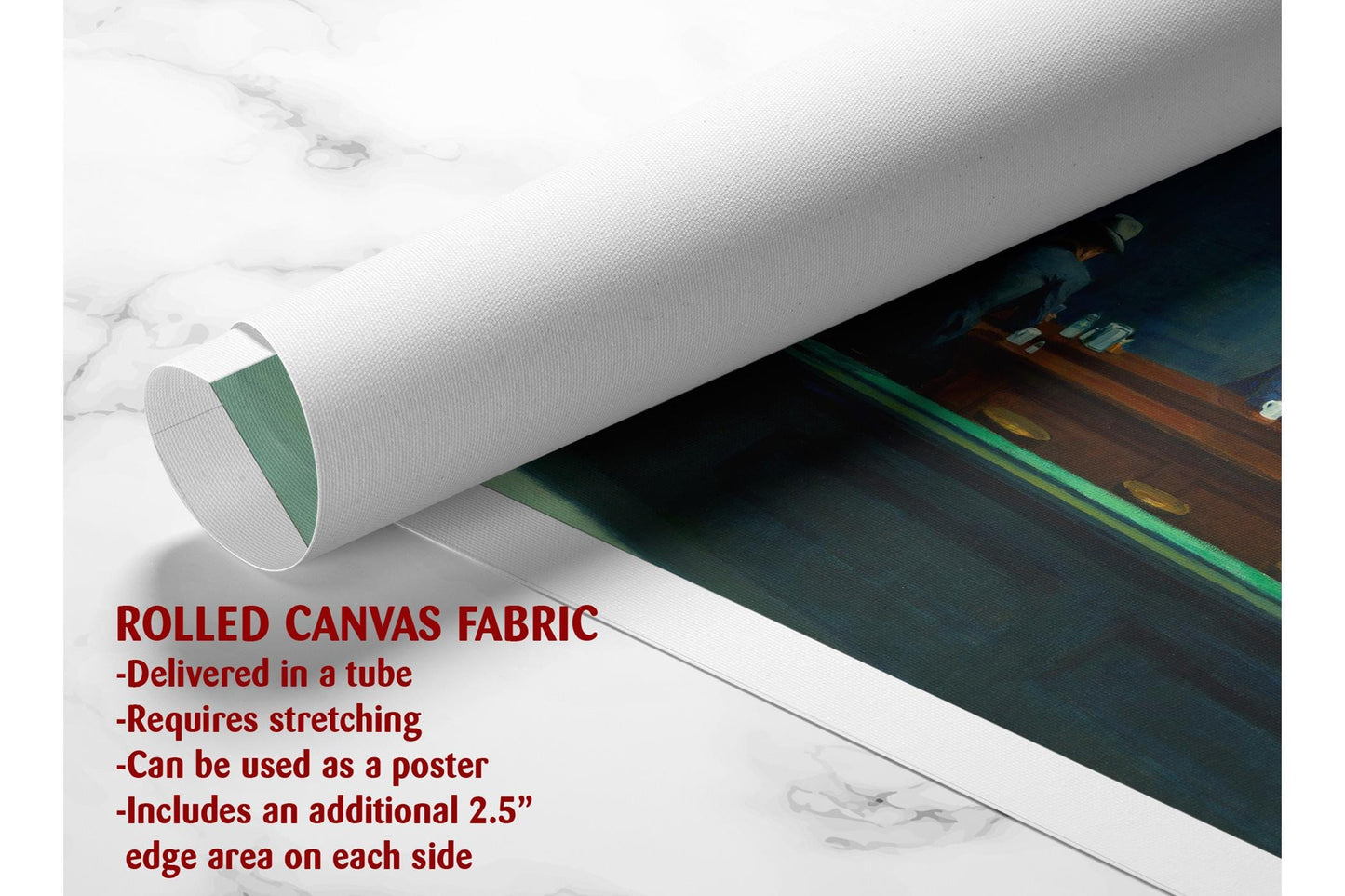 Nighthawks Canvas Print – Edward Hopper Art | Classic Diner Wall Decor