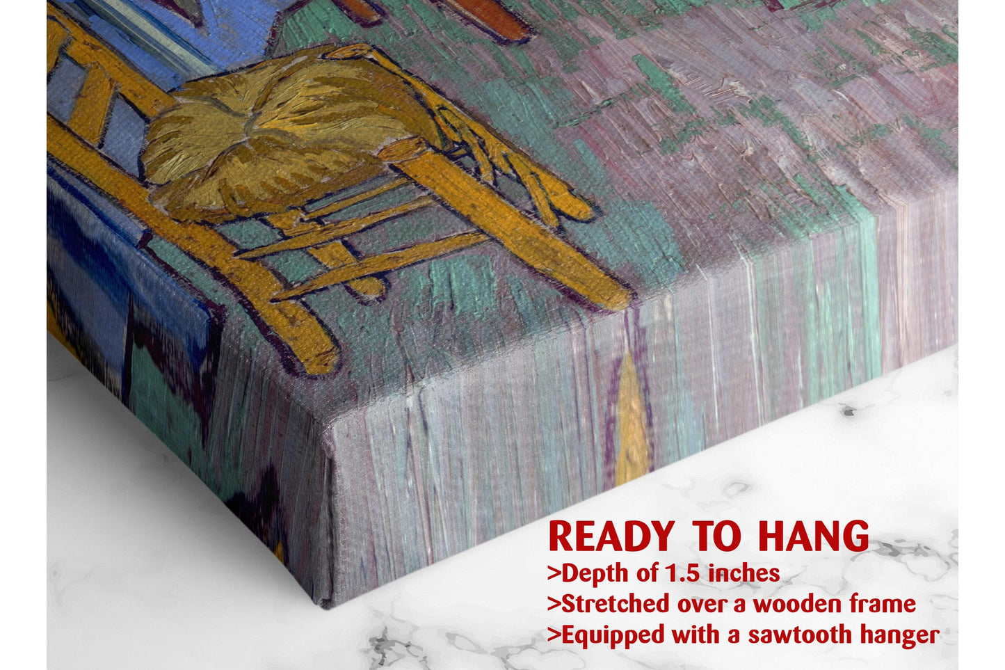 Van Gogh Canvas Print – Bedroom In Arles Vintage Art Reproduction | Museum Quality Canvas