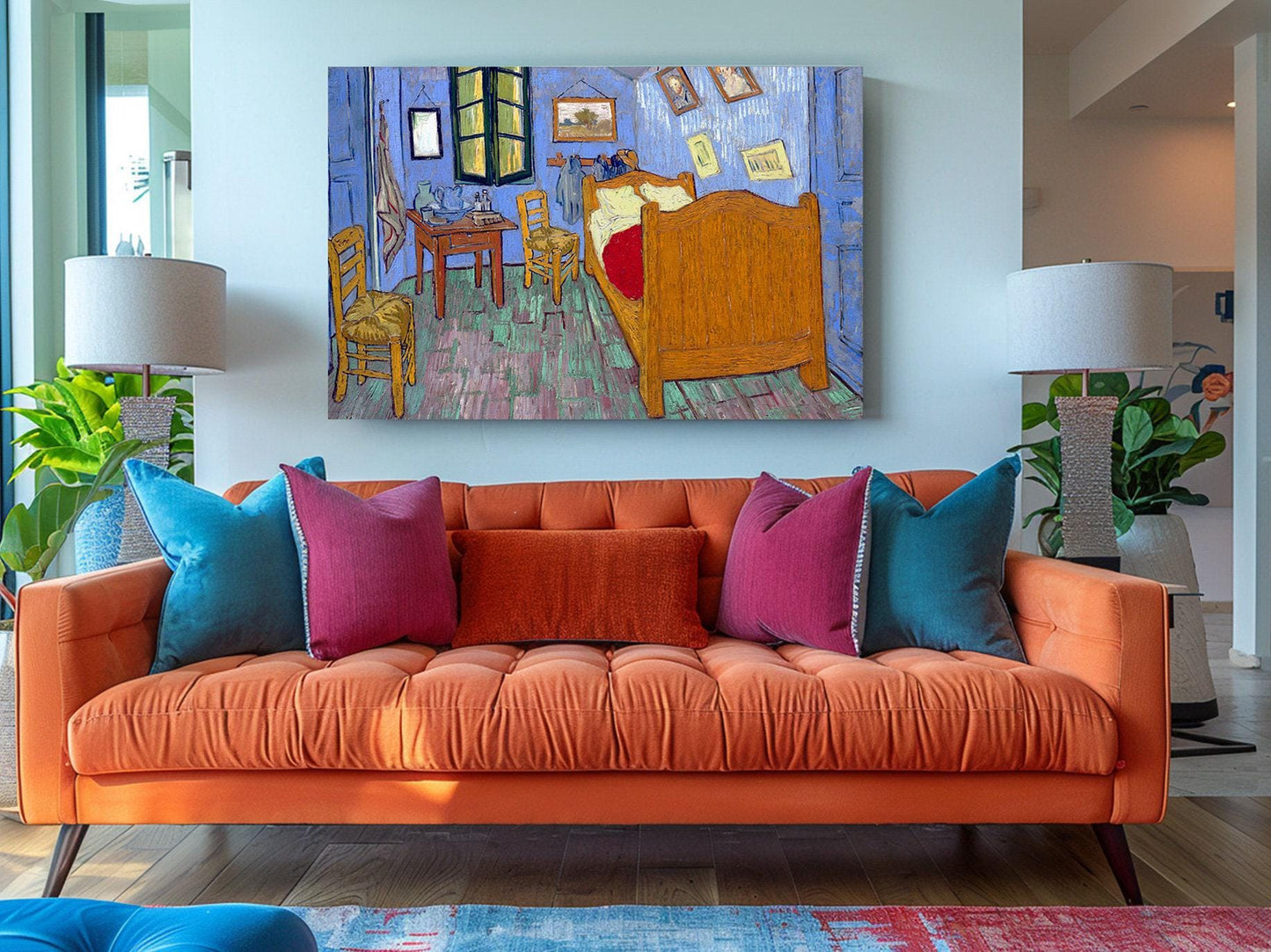 Van Gogh Canvas Print – Bedroom In Arles Vintage Art Reproduction | Museum Quality Canvas