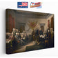 Declaration of Independence Print - Museum Quality Canvas Wall Art USA History