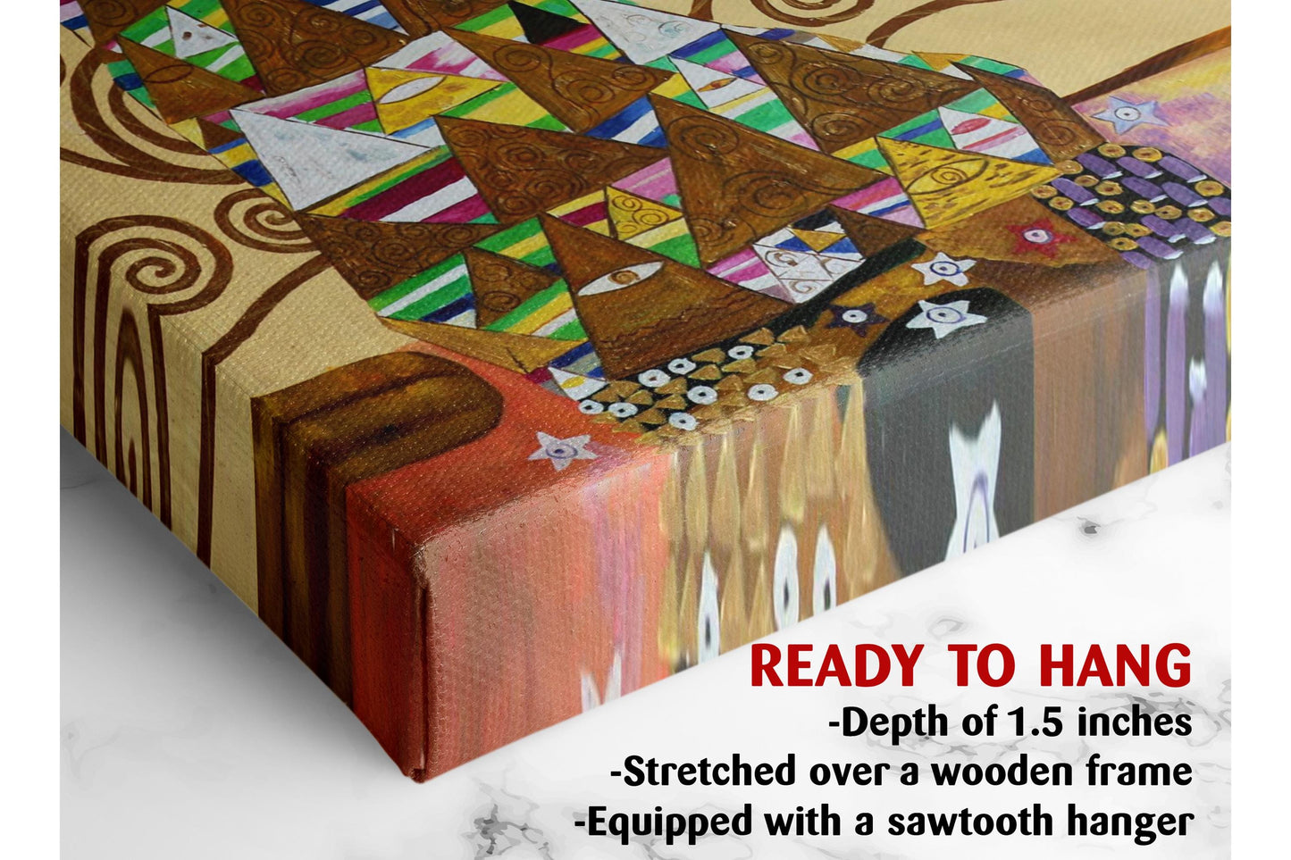 Tree of Life Canvas Print - Klimt Art Print | Museum Quality Wall Decor