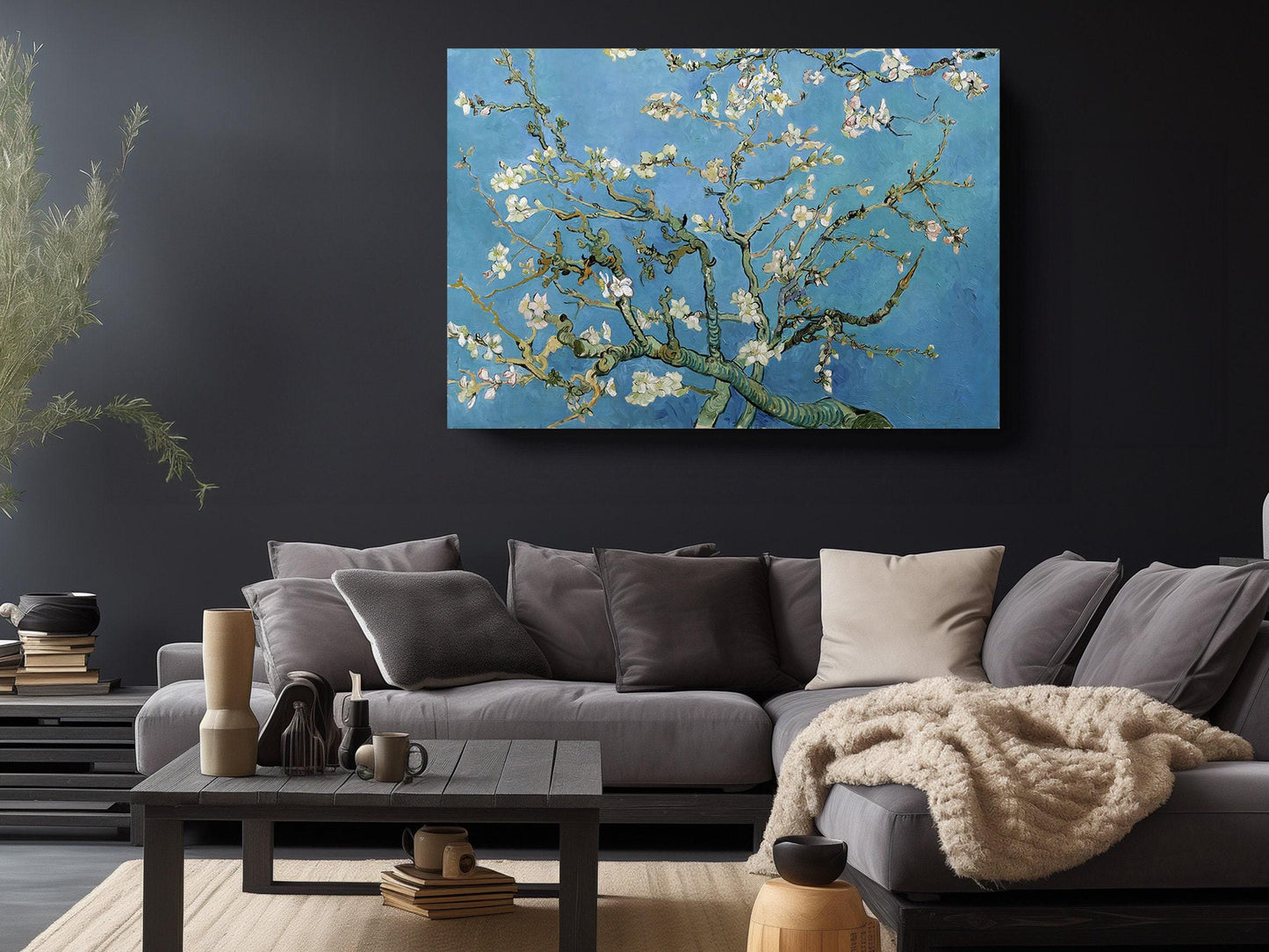 Van Gogh Canvas Print – Almond Blossoms Handcrafted Wall Art | Museum Quality Canvas