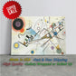 Kandinsky Canvas Print – Abstract Composition Art | Museum Quality Canvas, Ready to Hang